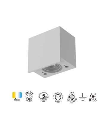 SHELLA * BAÑADOR PARED LED 3W 3000K C. BLANCO